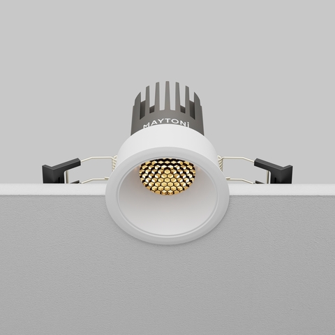 Встраиваемый светодиодный светильник Maytoni Dip DL123-10W-2.7K-W