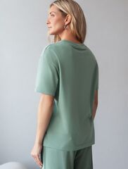 Футболка с принтом свободная эластичная из премиального хлопка  D49.136 (130648)