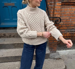 Описание по вязанию свитера спицами "Domar"