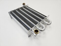 Теплообменник основной (10-24кВт) для FERROLI Fortuna Pro/Fortuna Special (крепление - резьба) (арт. 398063900)