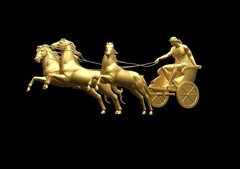 Силиконовый молд № 0205 Колесница большая