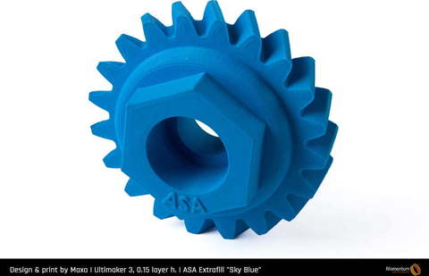 Пластик для 3D-принтера Fillamentum ASA Extrafill Sky Blue