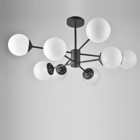 Потолочная люстра KL-1396/8 BK