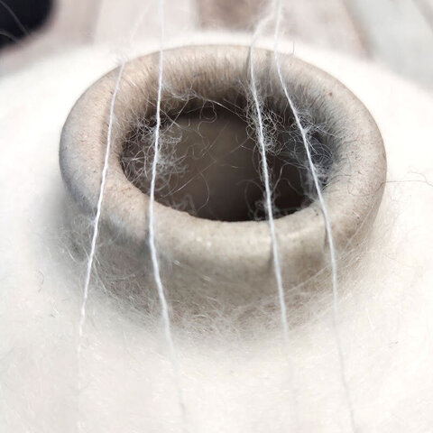 Кидмохер с альпакой PECCI FILATI / AUDREY 1500 белый молочный