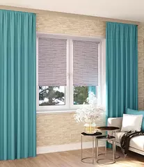 Рулонные шторы Меланж синий
