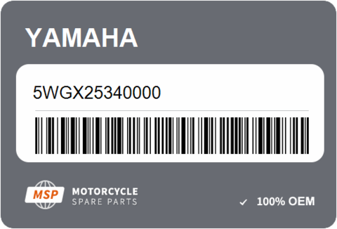 Колодки тормозные Yamaha задние 5WGX25340000