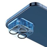 Защитное стекло 3D для камеры Baseus (SGAPIPH67P-AJT02) для iPhone 12 Pro Max (2 шт) (Прозрачное с черной рамкой)