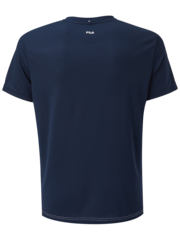 Детская теннисная футболка Fila T-Shirt Steve Boys - white/peacoat blue