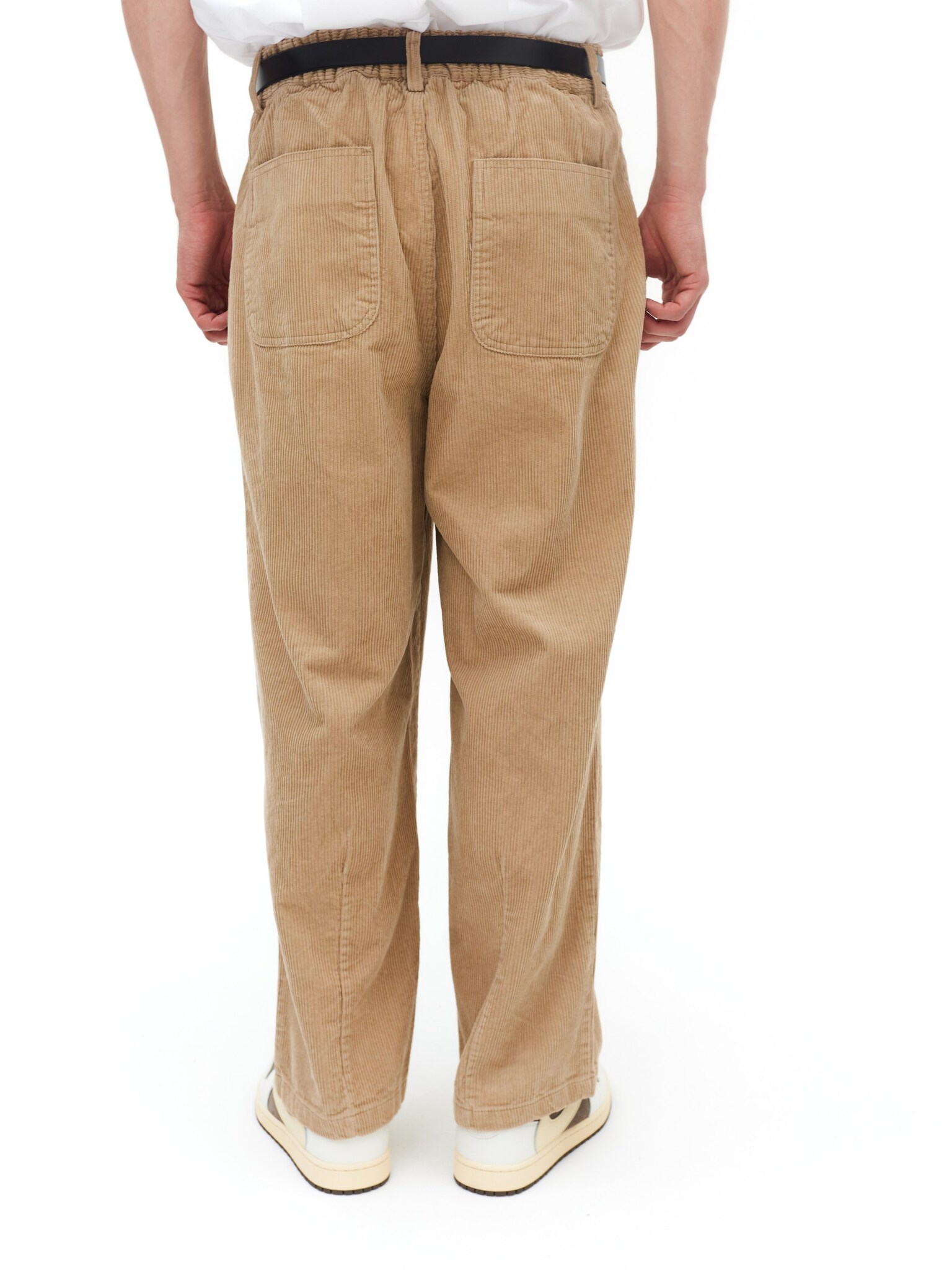 Мужские вельветовые брюки HEATHEN бежевого цвета