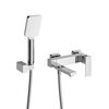 Cezares SLIDER-VD-GM SLIDER-VD-GM Смеситель для ванны и душа однорычажный в комплекте с ручным душем, шлангом и держателем, оружейная сталь
