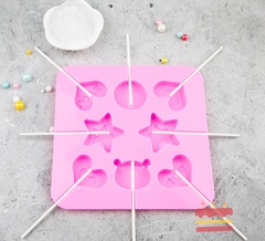 Палочки бумажные для Cake pops (белые, 10 см, 50 шт)