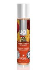 Лубрикант с ароматом персика JO Flavored Peachy Lips - 30 мл. - 