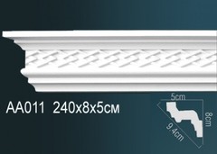 Карниз потолочный гибкий AA011