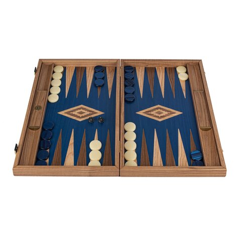 Нарды с боковыми стойками 48x30см Manopoulos Backgammon bko1