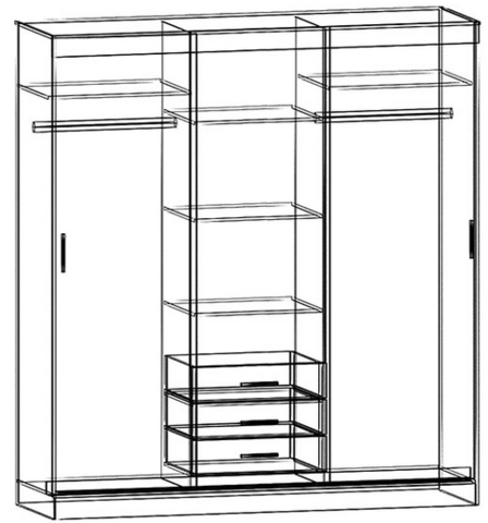 Шкаф-купе Андрей-3