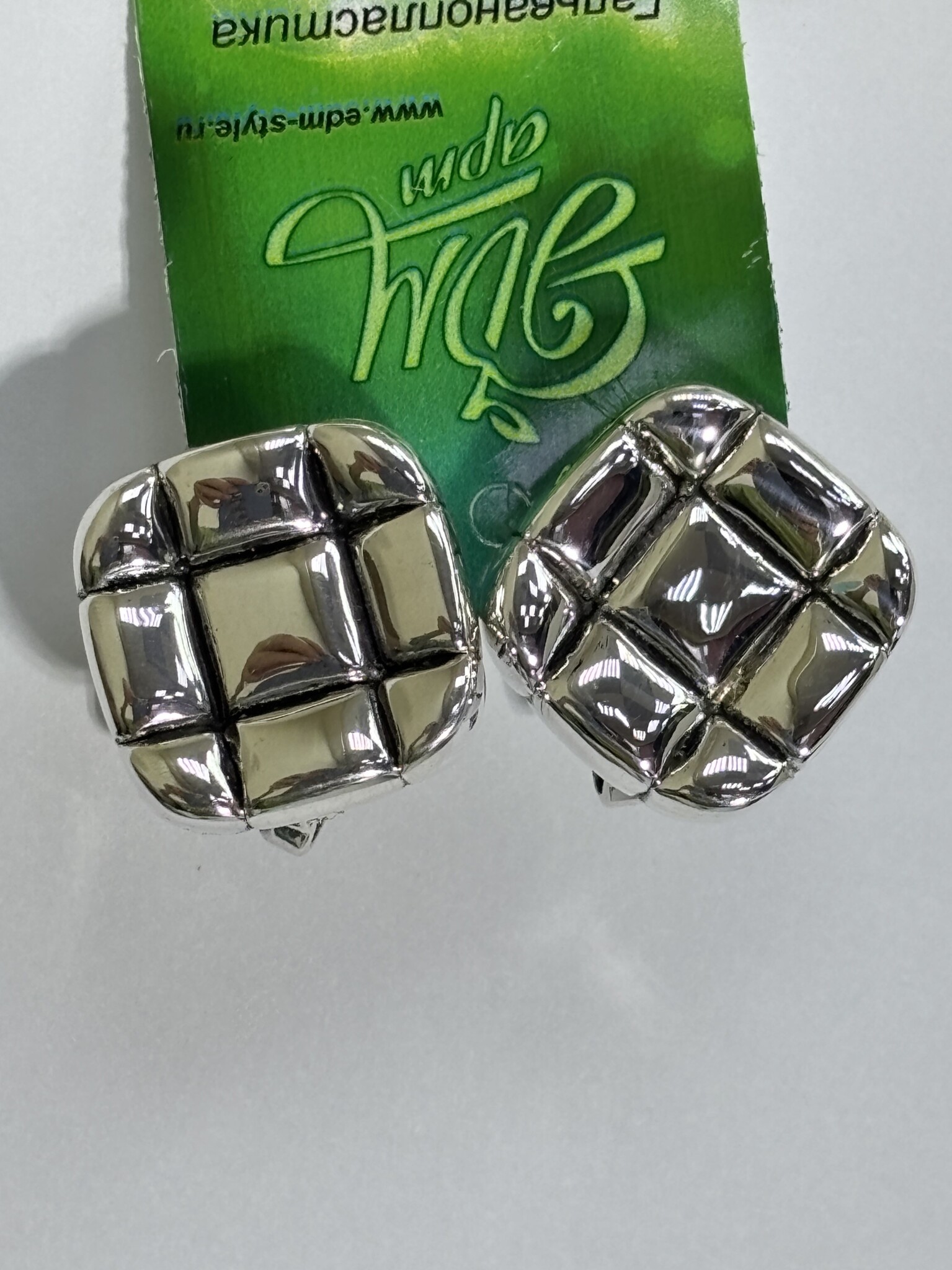 Прага (серьги из серебра)