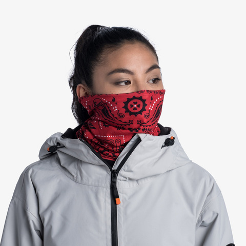 Картинка шарф-труба Buff polar New Cashmere Red - 5