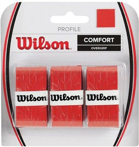 Намотки теннисные Wilson Profile 3P - red