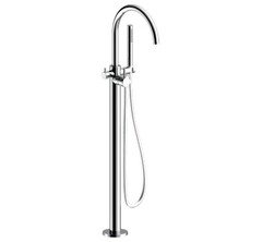 Almar E216000.CR Almar Смеситель напольный однорычажный для ванны с ручной лейкой, внешняя часть, цвет хром фото