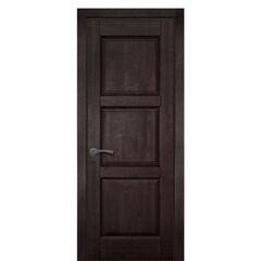 Купить Межкомнатная дверь массив ольхи Турин венге глухая
