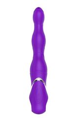 Фиолетовый изогнутый вибратор NAGHI NO.18 RECHARGEABLE 3 MOTOR VIBE - 15 см. - 