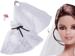 Одежда и аксессуары для куклы Барби Невеста
