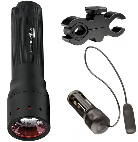 Фонарь светодиодный с креплением LED Lenser P7.2N , 320 лм., 4-AAA