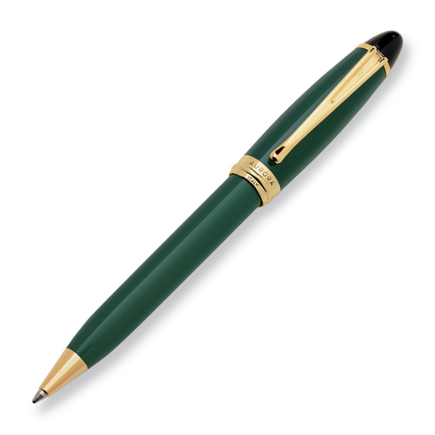 Шариковая ручка Aurora Ipsilon Green GT, в подарочной коробке