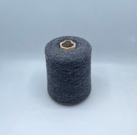 Бобинная пряжа (пр.Италия),1500м/100гр, 80% шерсть, 20% полиамид , цвет -Графит,меланж арт.31180