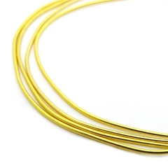 Канитель мягкая, гладкая KAN/MD, 0,7 мм глянец, золото