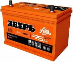 ЗВЕРЬ Asia 6CT- 95 ( 125D31 ) аккумулятор