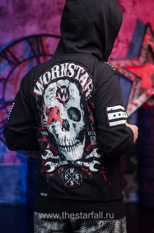 Wornstar | Худи мужское DEATH MECHANIC W102 принт на спине