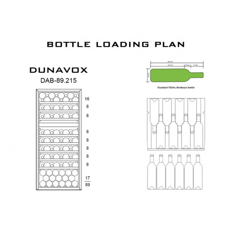 Винный шкаф Dunavox DAB-89.215DB