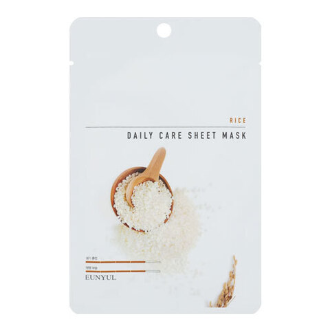 Eunyul Rice Daily Care Sheet Mask - Тканевая маска для лица с экстрактом риса