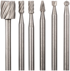 36477 Шарошки-мини стальные по металлу, 6 шт FIT