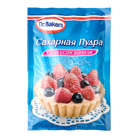 Пудра сахарная со вкусом ванили Dr.Bakers, 80 г