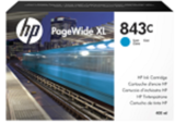 Картридж HP 843C C1Q66A для HP PageWide XL 5000/4x000, голубой, 400 мл