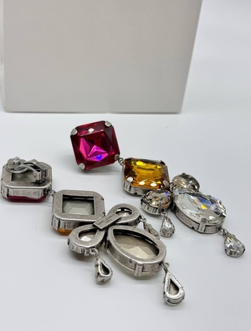 Серьги клипсы YSL