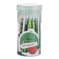 
          Ручка шариковая, масляная, Piano, синие чернила, серия "PIANO АРБУЗ", цветной корпус, 50 шт