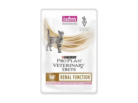 Purina Pro Plan Veterinary Diet NF Renal Function пауч для кошек при патологии почек (лосось) 85г