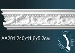 Карниз потолочный гибкий AA201
