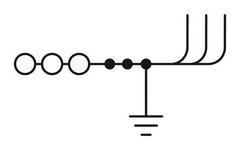 PT 2,5-HEXA/3P-PE-Заземляющая клемма