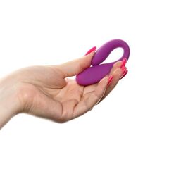 Фиолетовый стимулятор для пар с вибропулей - 