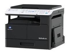 МФУ Konica Minolta bizhub 225i монохромное, А3, 22 стр/мин, до 15000стр/мес, 256Мб, лоток 250л, Bypass, Ethernet/USB 2.0