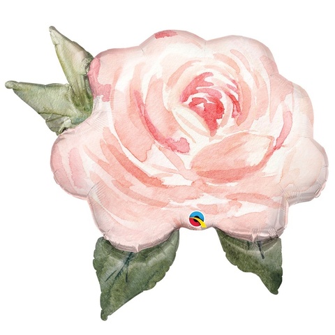 Шар фигура Роза акварель
