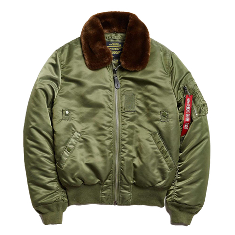 Куртка Alpha Industries B-15 Slim Fit Sage Green (Зеленая)