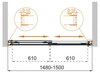 Cezares TANDEM-SOFT-VF-2-180/145-C-GM-IV TANDEM-SOFT-VF-2-180/145-C-GM-IV Душевая шторка на ванну