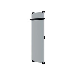 Allen Brau Полотенцесушитель электрический Infinity 120x44 с рейлингом и креплением, черный браш фото