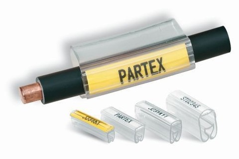 Прозрачный маркер PT-02 c карманом длина 21 мм для проводов 0.25-1.5 мм2 200шт