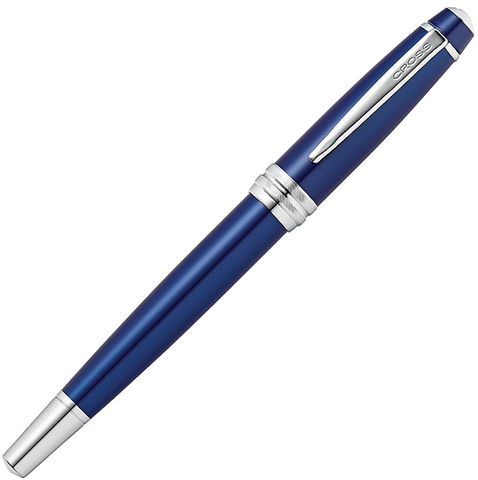 Ручка перьевая Cross Bailey, Blue Lacquer CT, M (AT0456-12MS)